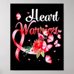 Póster Conciencia de la enfermedad del corazón Guerrero M