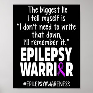 Póster Conciencia de la epilepsia Escríbelo Guerrero epil