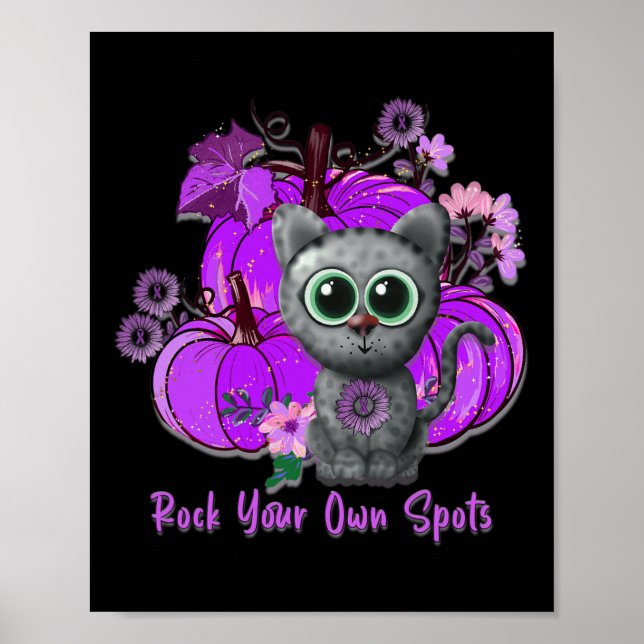 Póster Conciencia De La Epilepsia Para El Gato De Noviemb (Frente)