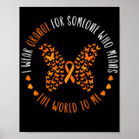 Conciencia De La Leucemia Que Uso Naranja Para Mi 