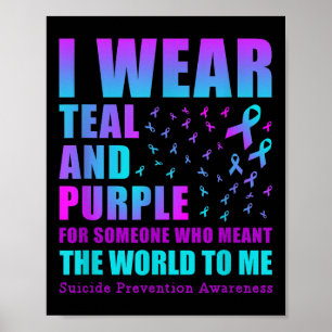 Póster Conciencia de la Prevención del Suicidio