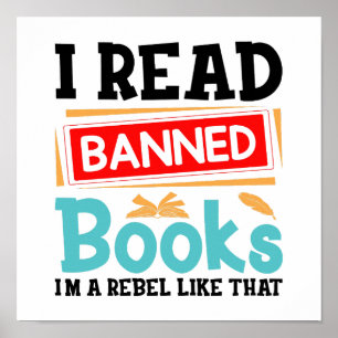 Póster Conciencia de Libros Prohibidos Rebelde de la Alfa