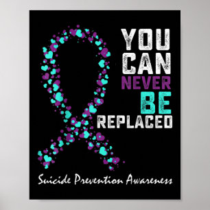 Póster Conciencia de Prevención del Suicidio Nunca Puedes