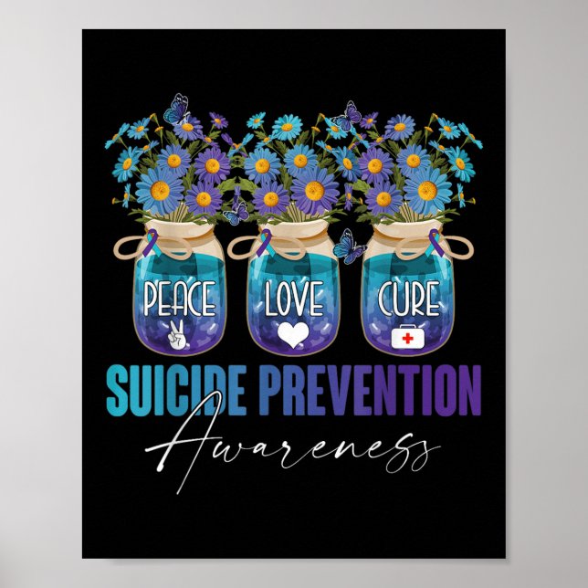 Póster Conciencia de Prevención del Suicidio Sobrevivient (Frente)