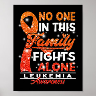 Póster Conciencia De Que Nadie En Esta Familia Lucha Solo