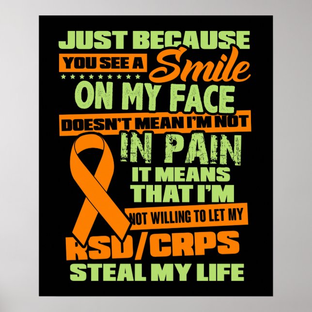 Póster Conciencia de RSD CRPS (Frente)