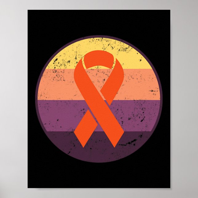 Póster Conciencia de RSD CRPS Sunset (Frente)