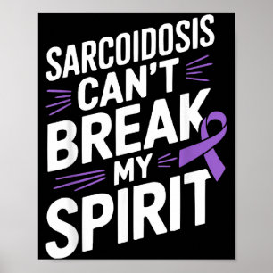 Póster Conciencia de Sarcoidosis Enfermedad Discapacidad
