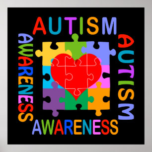 Póster Conciencia del autismo