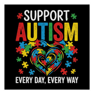 Póster Conciencia del autismo