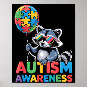 Póster Conciencia del autismo autista