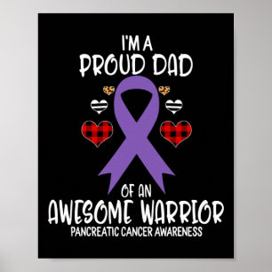 Póster Conciencia del cáncer de páncreas Soy un padre org