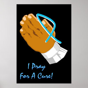 Póster Conciencia del cáncer de próstata que ruego para