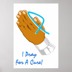 Póster Conciencia del cáncer de próstata que ruego para