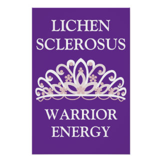 Póster Conciencia del Liquen Escleroso "Energía Guerrera"