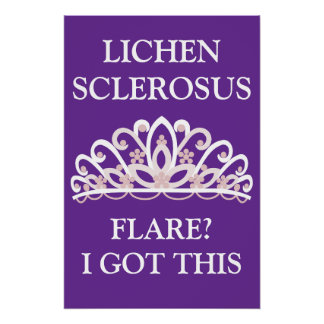 Póster Conciencia del Liquen Escleroso "¿Flaire? ¡Lo cont