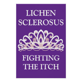 Póster Conciencia del Liquen Escleroso "Luchando Contra l