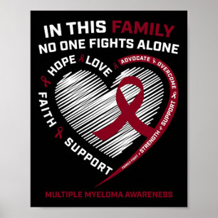 Póster Conciencia del mieloma múltiple hermana padre cánc