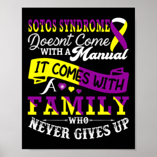 Póster Conciencia del Síndrome de Sotos Apoyo Familiar Am