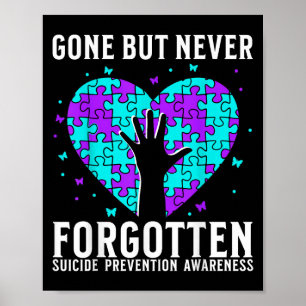 Póster Conciencia del Suicidio Apoyo Conciencia de Preven