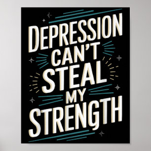 Póster Conciencia del suicidio Depresión Ansiedad Salud m