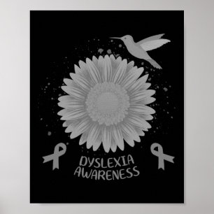 Póster Conciencia El regalo del colibrí girasol