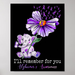 Póster Conciencia Elefante Lindo Me Acordaré De Ti 2
