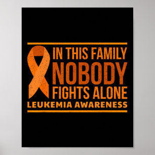 Póster Conciencia En Esta Familia Nadie Lucha Solo