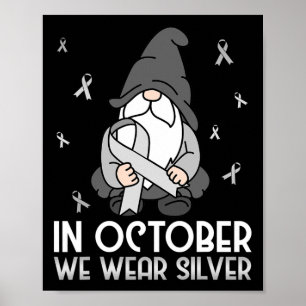 Póster Conciencia En Octubre Nosotros Llevamos Gnom de Pl