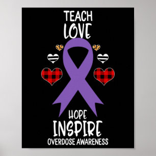 Póster Conciencia Enseñar Cinta Amar Esperanza Inspirar
