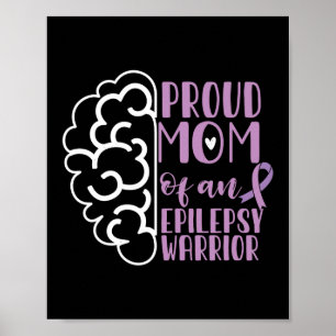 Póster Conciencia Epilepsia Orgullosa Madre De Una Epilep