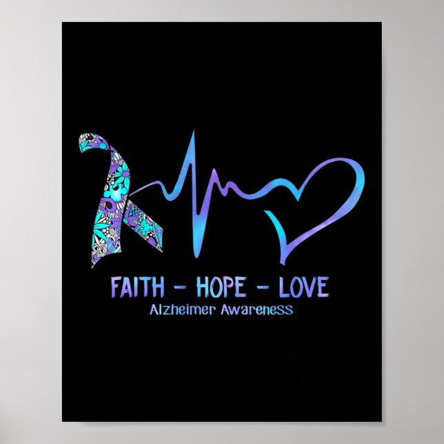 Póster Conciencia Fe - Esperanza - Amor  (Frente)