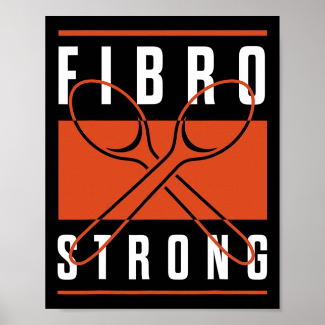 Póster Conciencia Fibro Strong Graphons (Frente)
