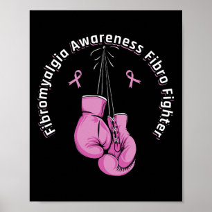 Póster Conciencia Guantes de boxeo Guantes Fibro