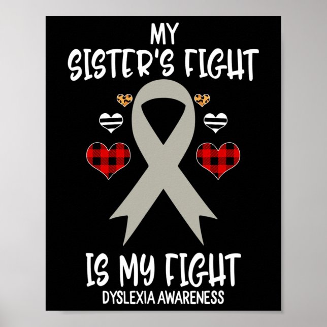 Póster Conciencia La lucha de mi hermana es mi lucha (Frente)
