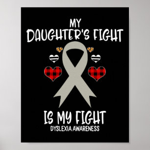 Póster Conciencia La lucha de mi hija es mi lucha Mamá 