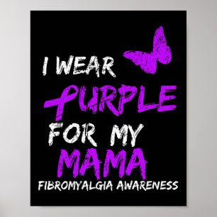 Póster Conciencia Llevo Morado Por Mi Mamá 