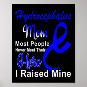 Póster Conciencia Mamá Cinta Azul Apoyo a la madre