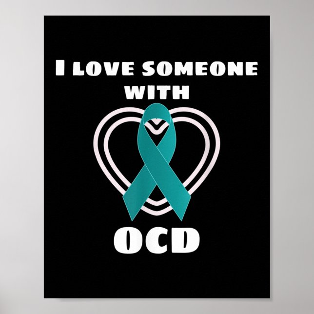 Póster Conciencia Ocd Que Amo A Alguien Con Ocd (Frente)