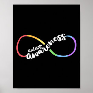 Póster Conciencia sobre autismo aceptación autista ataúd 