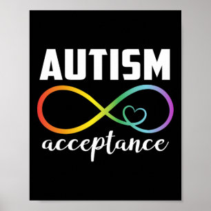 Póster Conciencia sobre autismo aceptación conciencia de 
