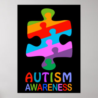 Póster Conciencia sobre el autismo