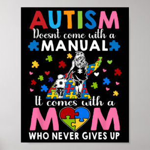 Póster Conciencia sobre el autismo 2025 no viene con un m