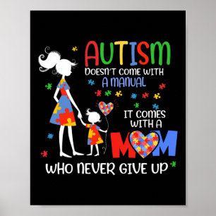 Póster Conciencia sobre el autismo 2025 no viene con un m