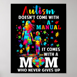 Póster Conciencia sobre el autismo 2025 no viene con un m