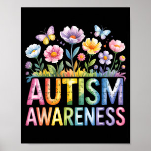 Póster Conciencia sobre el autismo autista