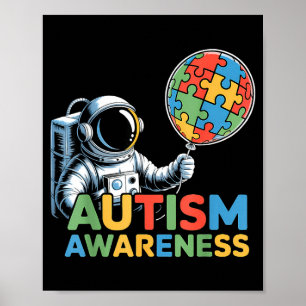 Póster Conciencia sobre el autismo autista