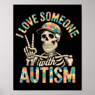 Póster Conciencia sobre el autismo autista 