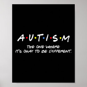 Póster Conciencia sobre el autismo - El lugar donde está 