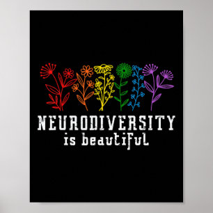 Póster Conciencia sobre el autismo La neurodiversidad es
